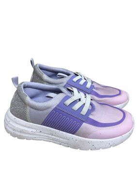 Hey Dude Sirocco Play Youth Pink Lilac Ombre Lightweight Sneakers Size J4